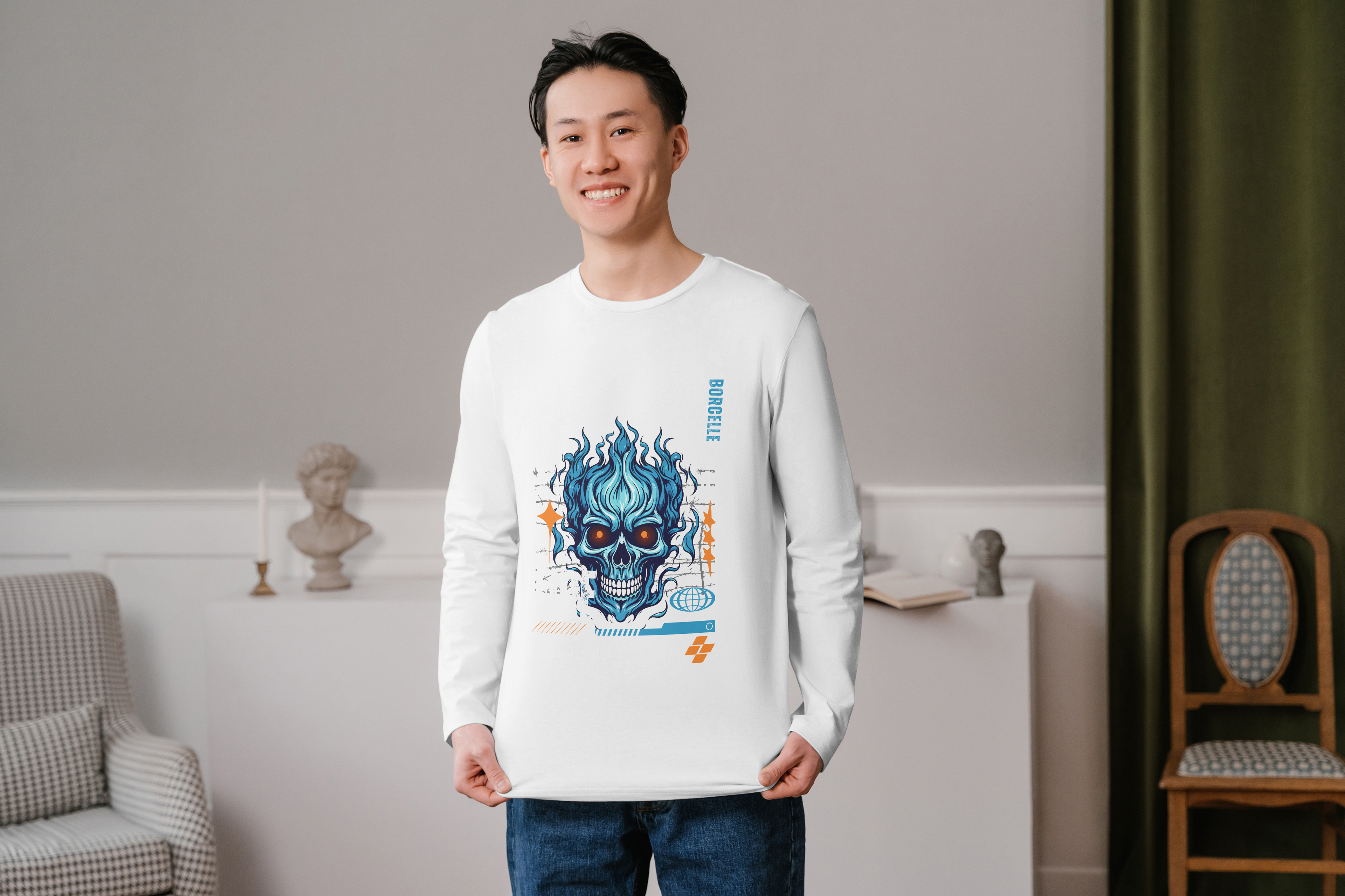 Unisex Ultra Cotton Long Sleeve Tee.